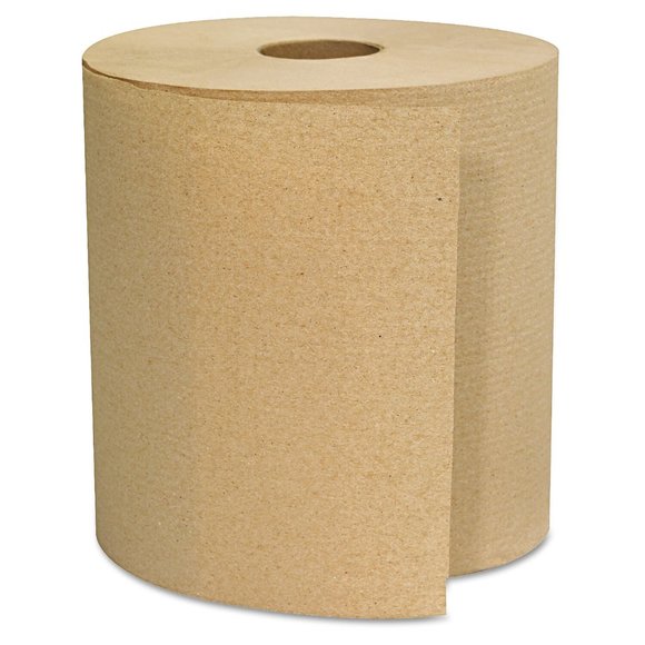 GEN Hardwound Towels, Brown, 1-Ply, Brown, 800ft, 6 Rolls/Carton -GEN1825 - Picture 3 of 3